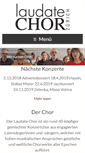 Mobile Screenshot of laudate.ch